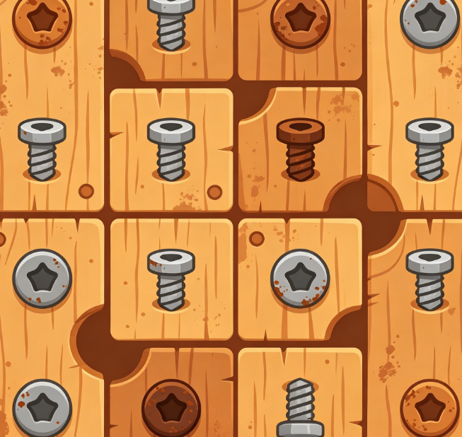 Simulated Rusty Screw Challenges (Digital PC Game)