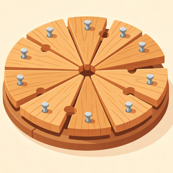 Rotating Platform Screw Puzzle (Digital PC Game)