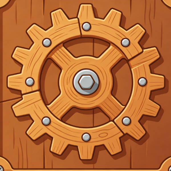 Gear Screw Puzzle (Digital PC Game)